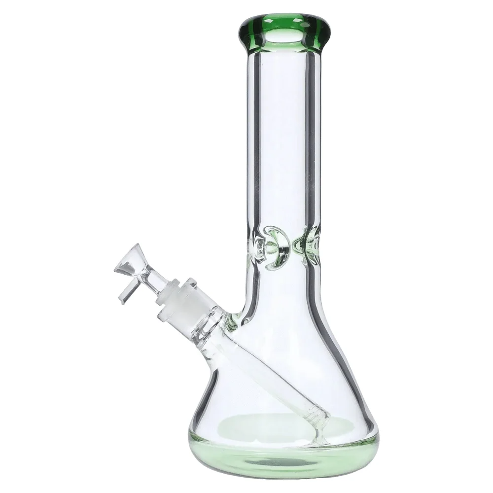 9" Beaker - Lake Green/White 9" Beaker - Lake Green/White