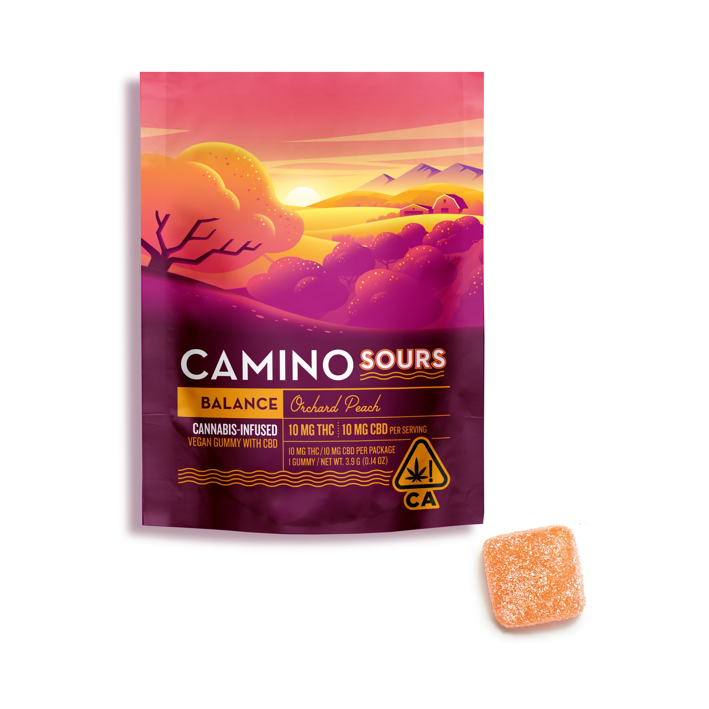 1:1 'Balance' Orchard Peach [1pk] (10mg THC/10mg CBD)