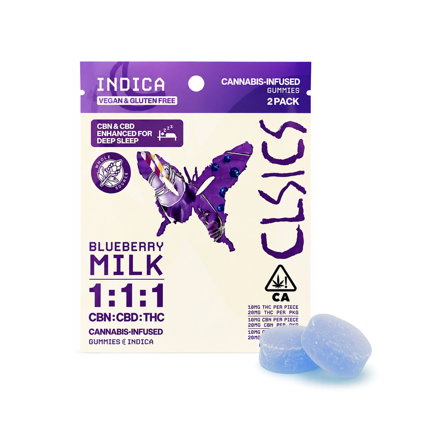 Blueberry Milk - CBN Sleep [2pk] (20mg)
