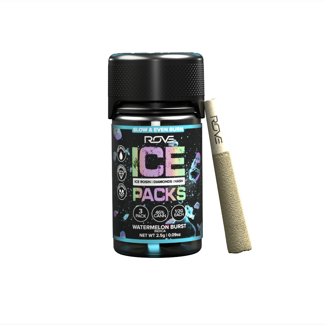Watermelon Burst - Infused Ice Packs (Rosin, Hash, and Diamonds) [.5g]