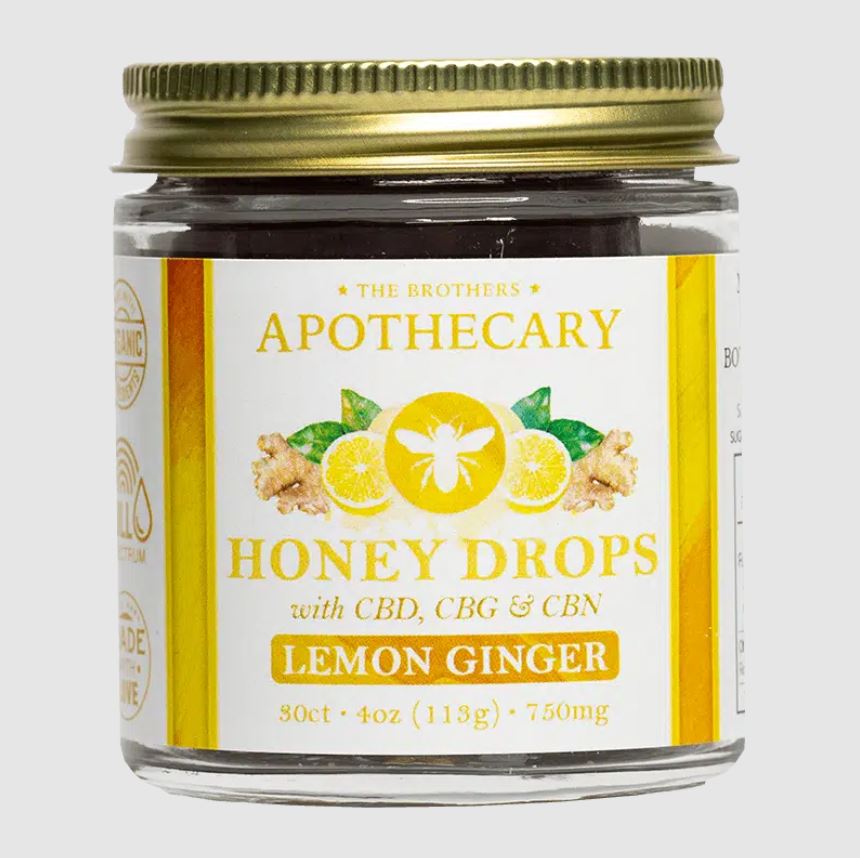 Lemon Honey Ginger Drops The Brothers Apothecary Gummies Jane