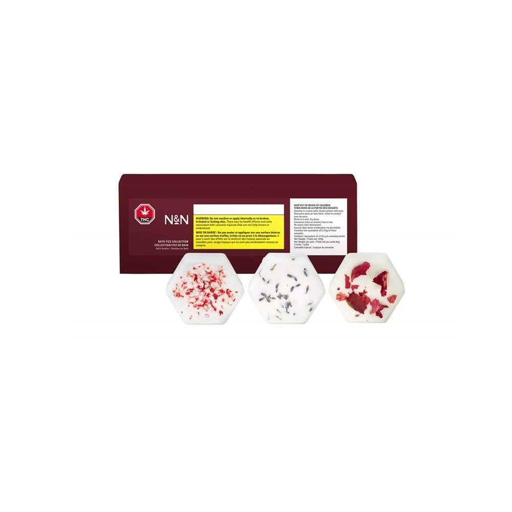 Bath Fizz Trio [3pk 255g] Noon & Night Bath Fizz Collection Blend