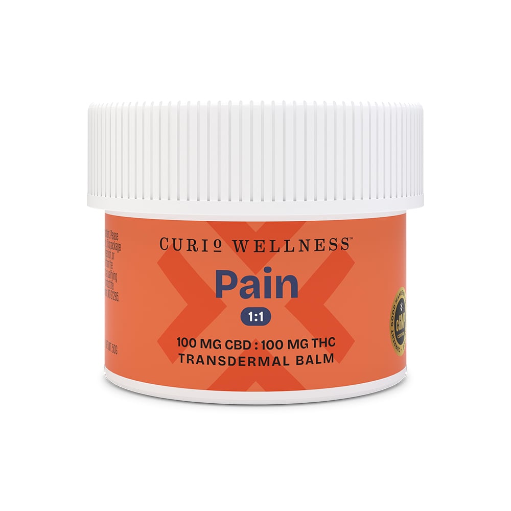 Pain 1:1 Transdermal Balm (100mg CBD/100mg THC) Pain 1:1 Transdermal Balm (100mg CBD/100mg THC)