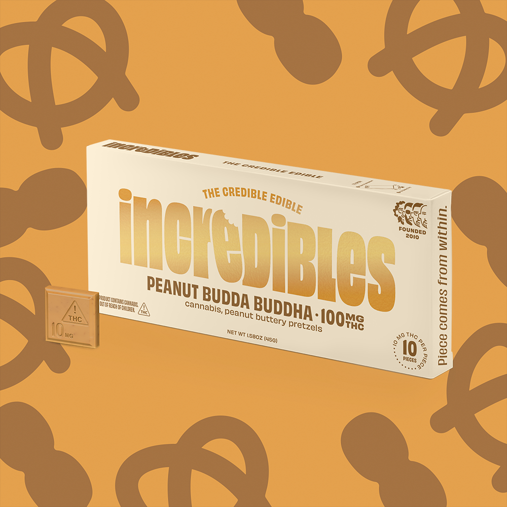 incredibles - Peanut Butter Buddha - Chocolate - 100mg