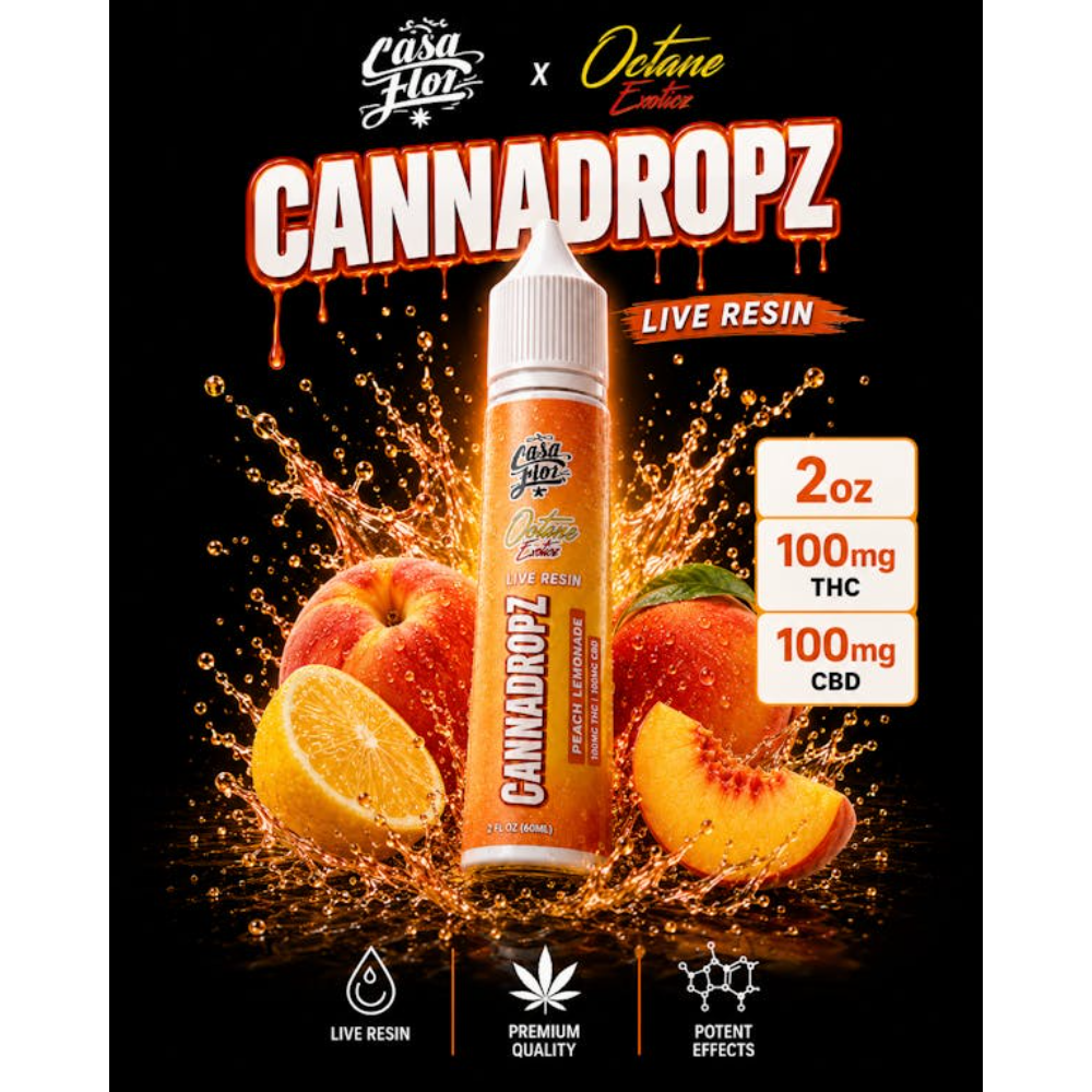 Peach Lemonade [2oz] (100mg CBD/100mg THC)