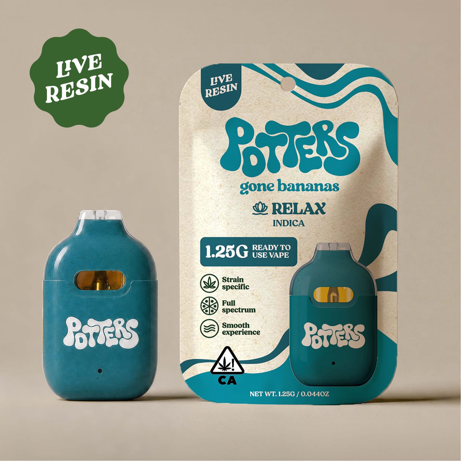 1.25g | Live Resin RTU | Gone Bananas
