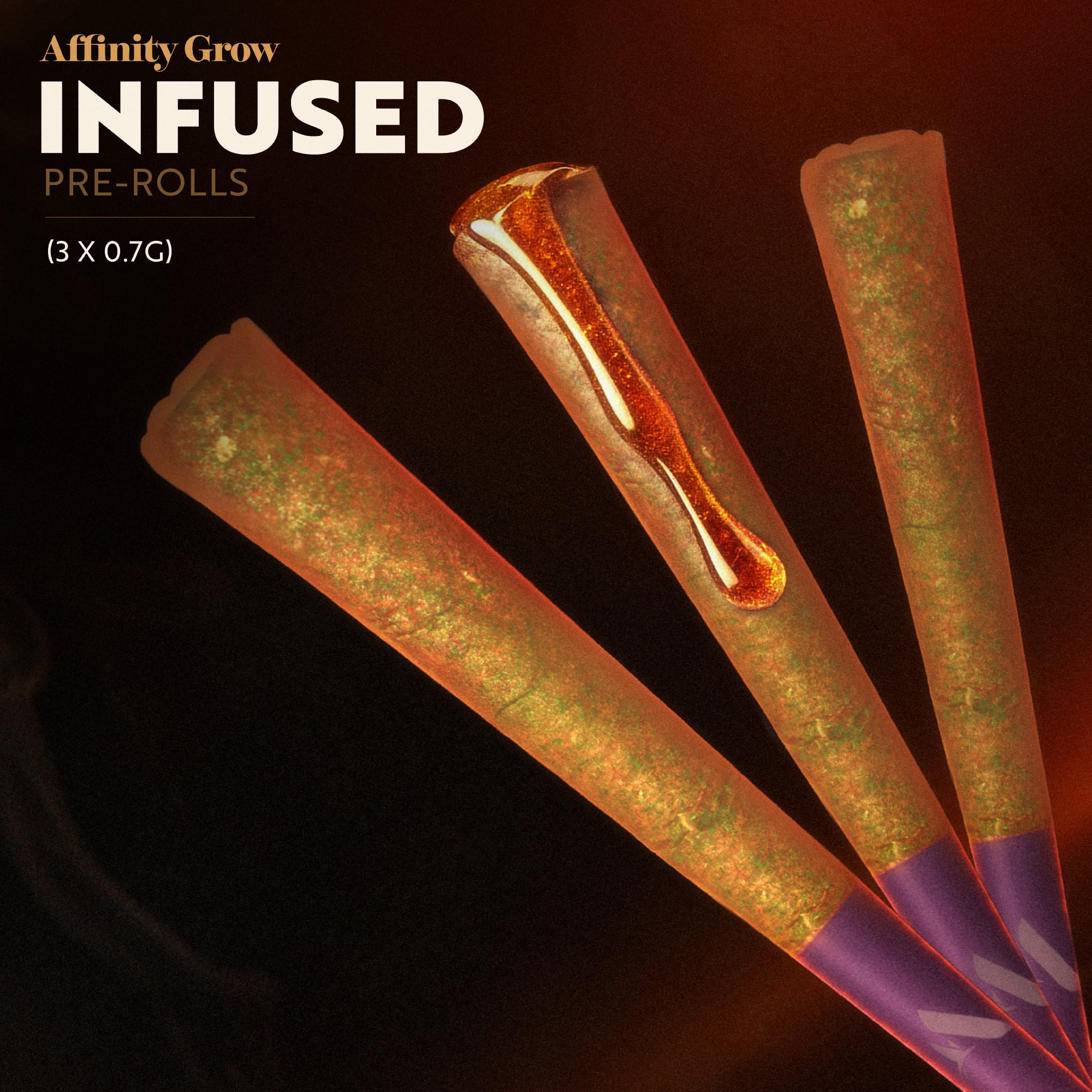 Affinity Grow - Ko'Zeto (H) Infused Pre-Roll 3pk (2.1g) C0090000830 Affinity Grow - Ko'Zeto (H) Infused Pre-Roll 3pk (2.1g) C0090000830