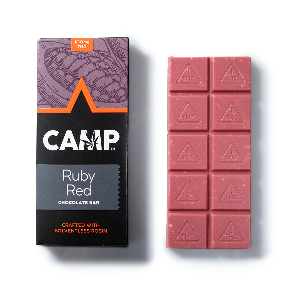 Ruby Red Rosin Chocolate Bar [10pk] (100mg)