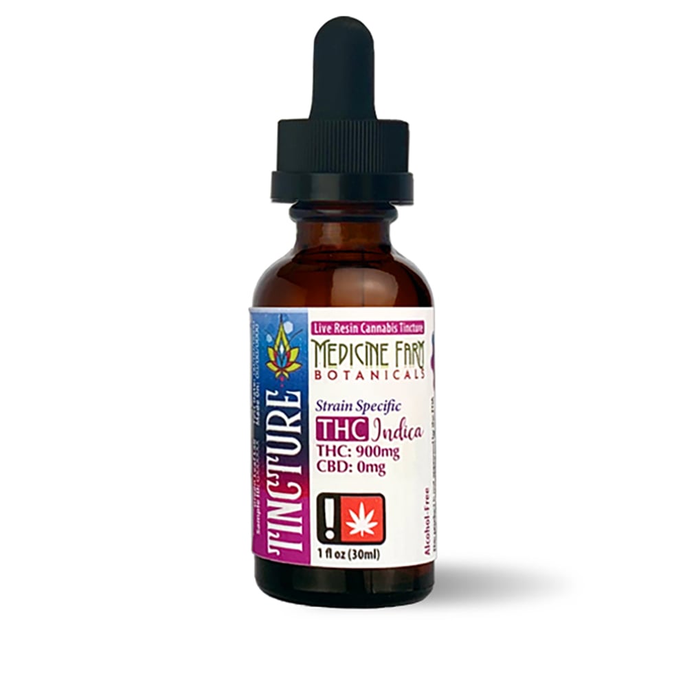 Indica Tincture (30ml // 1000mg THC) Medicine Farm Sublingual