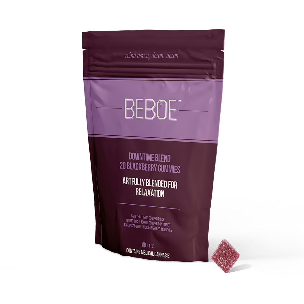 BlackBerry - ＊milk＊専用 1:1 Downtime Blend Blackberry [20pk] (100mg CBD/100mg THC)