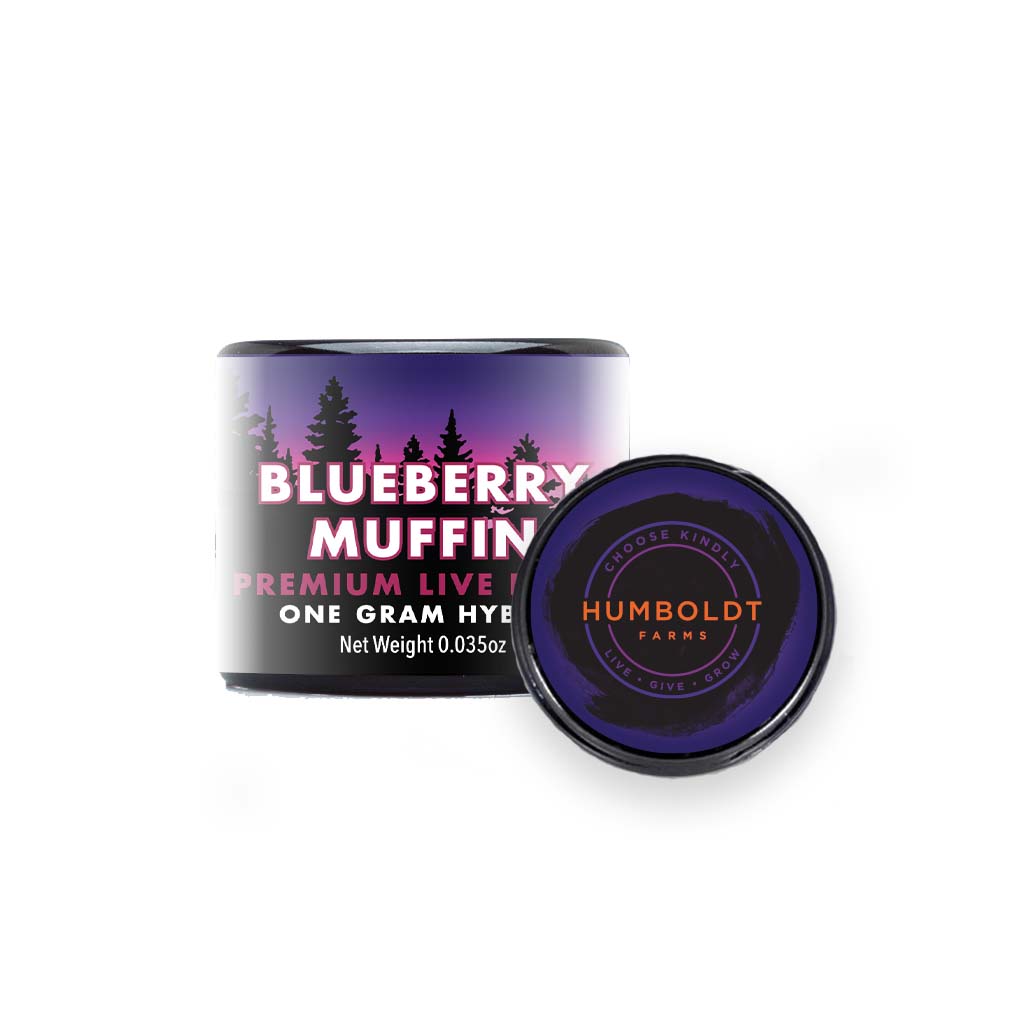 BLUEBERRY MUFFIN Humboldt Farms Live Resin Jane