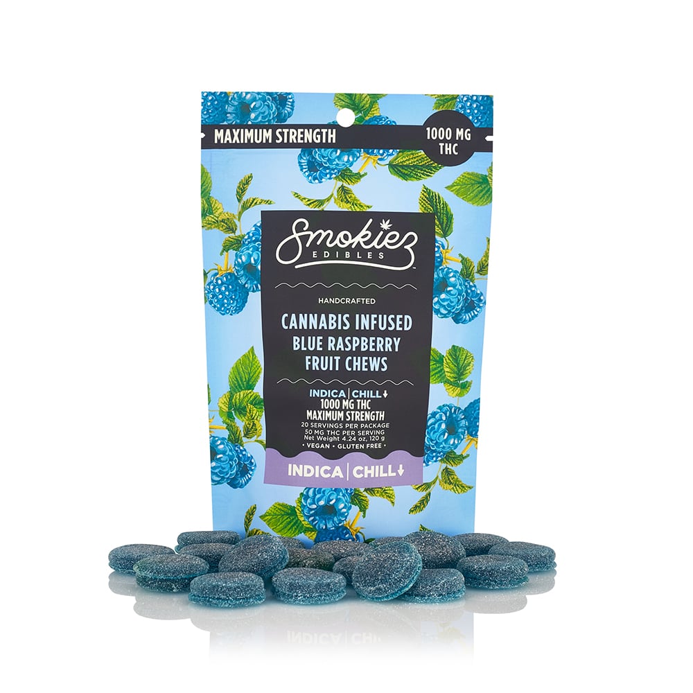 Blue Raspberry - Indica [20pk] (1000mg)