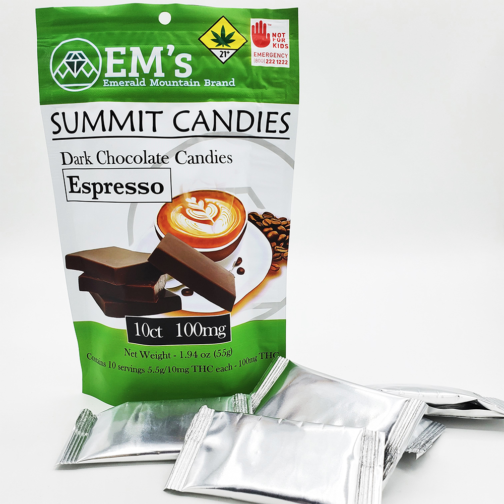 Dark Chocolate - Espresso [10pk] (100mg)