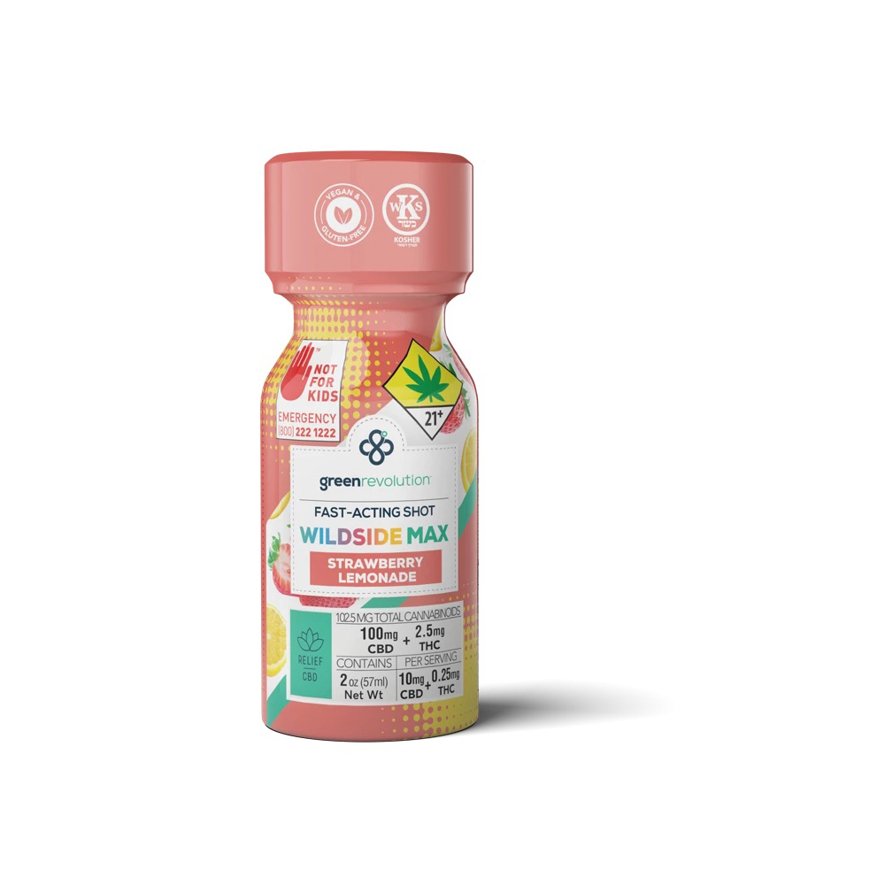 40:1 Strawberry Lemonade [2oz] (100mg CBD/2.5mg THC)