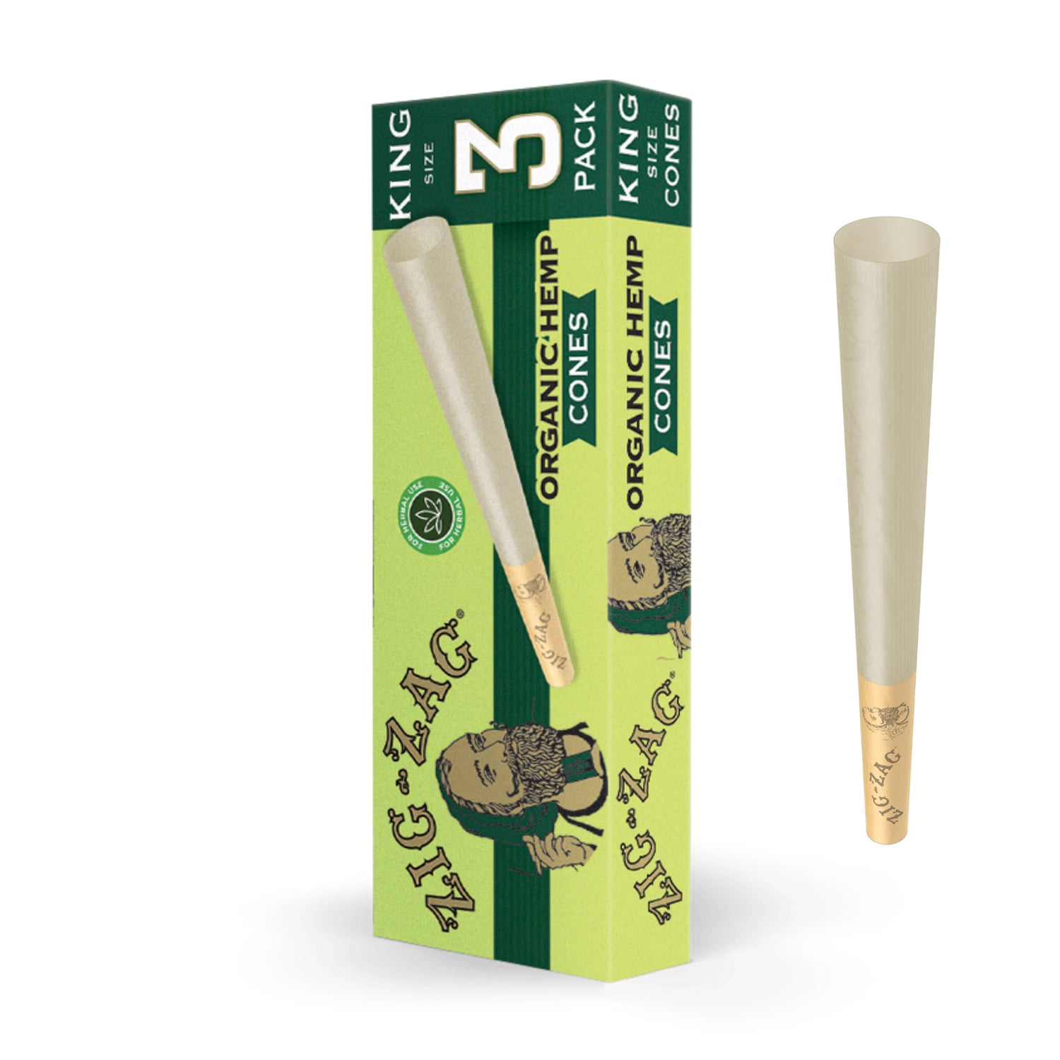 Organic Hemp Cones - King [3pk]