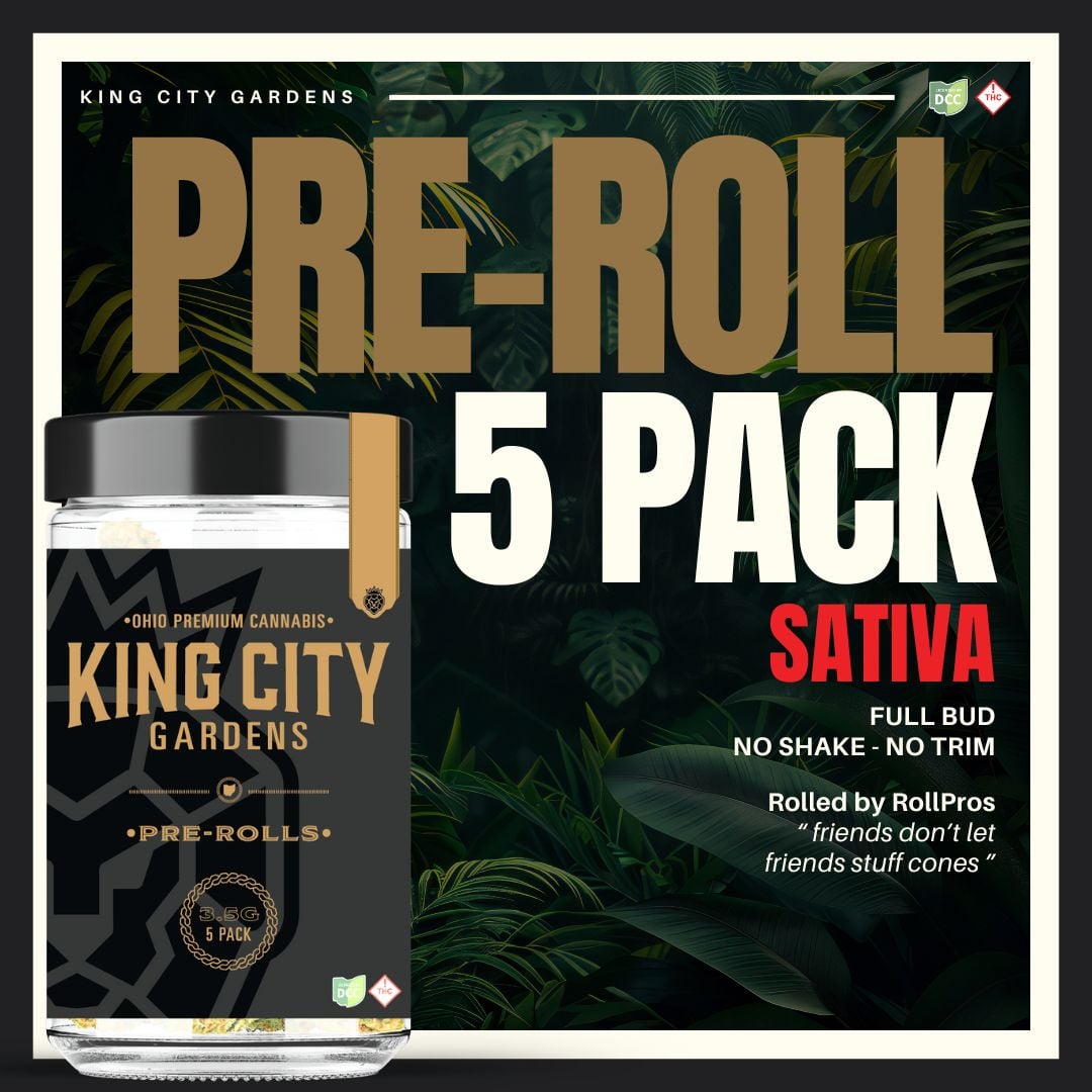 KING CITY GARDENS - FIRE LIFE - PREROLL - [3.5G] - 5PK - SATIVA