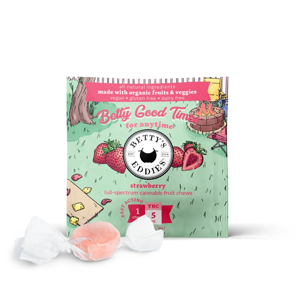 Betty Good Times - Strawberry [5pk] (50mg THC)