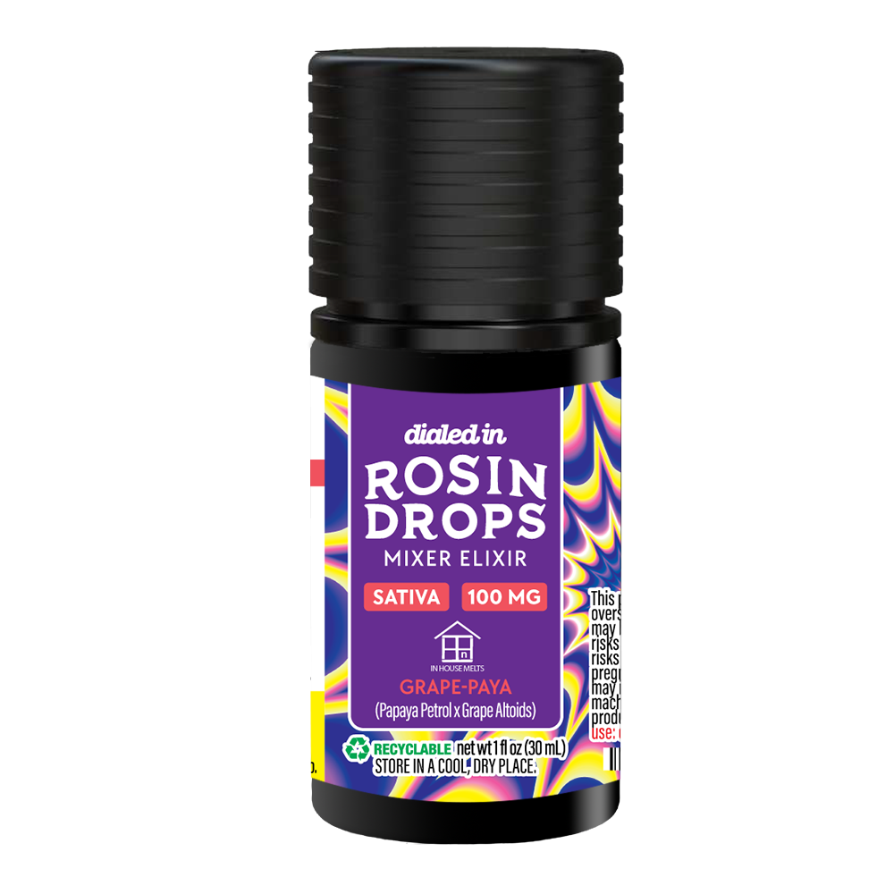 100mg - Grape-Paya - Rosin Drops