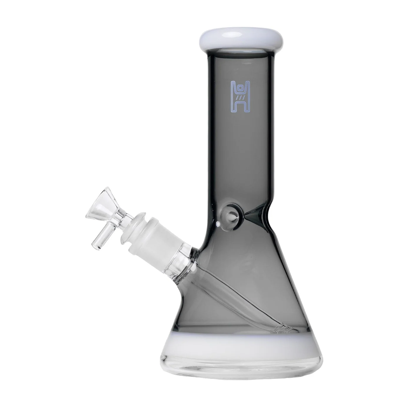 9" Beaker - Smoke/White 9" Beaker - Smoke/White