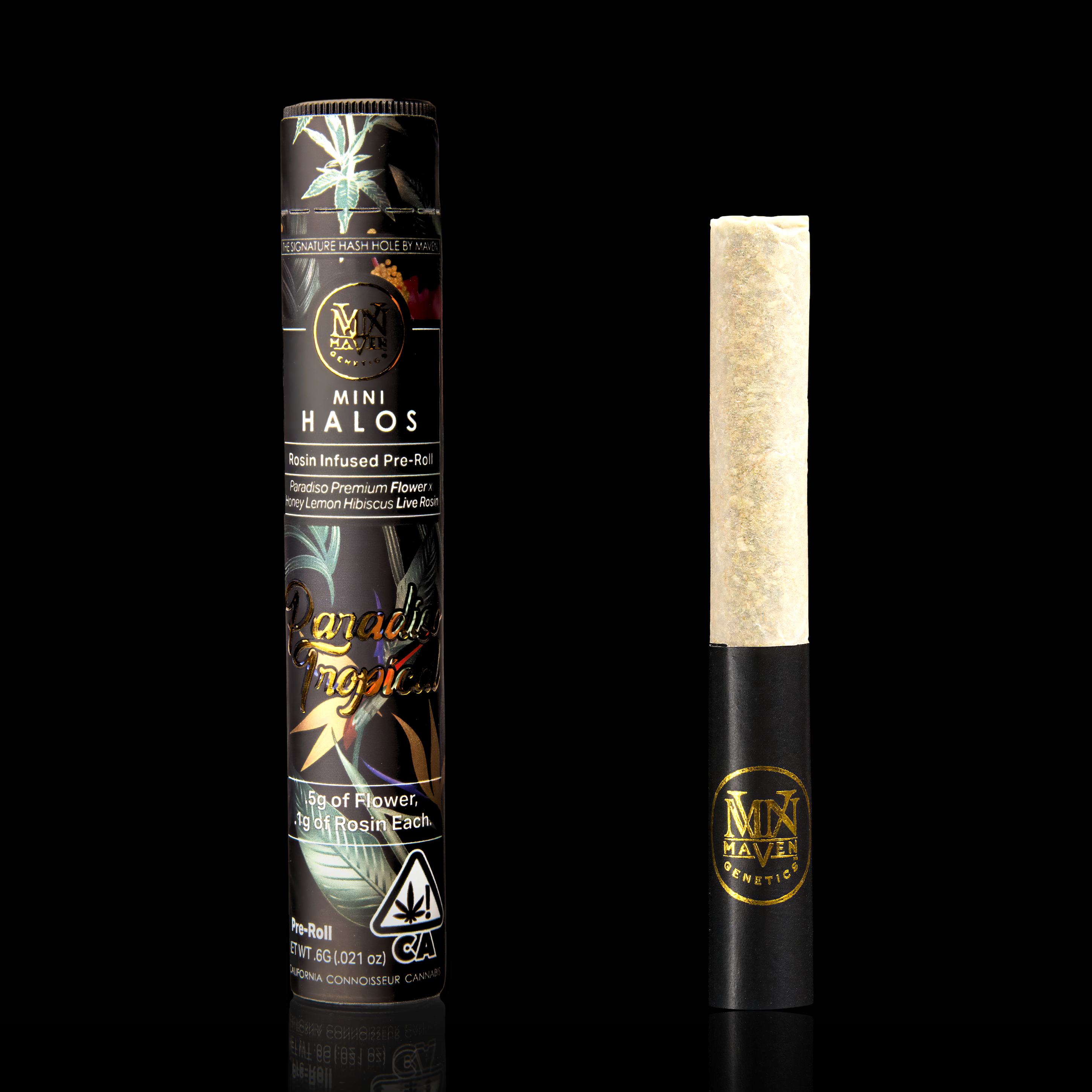 Paradiso Tropical Mini Halos Infused Pre-Roll Single [.6g]