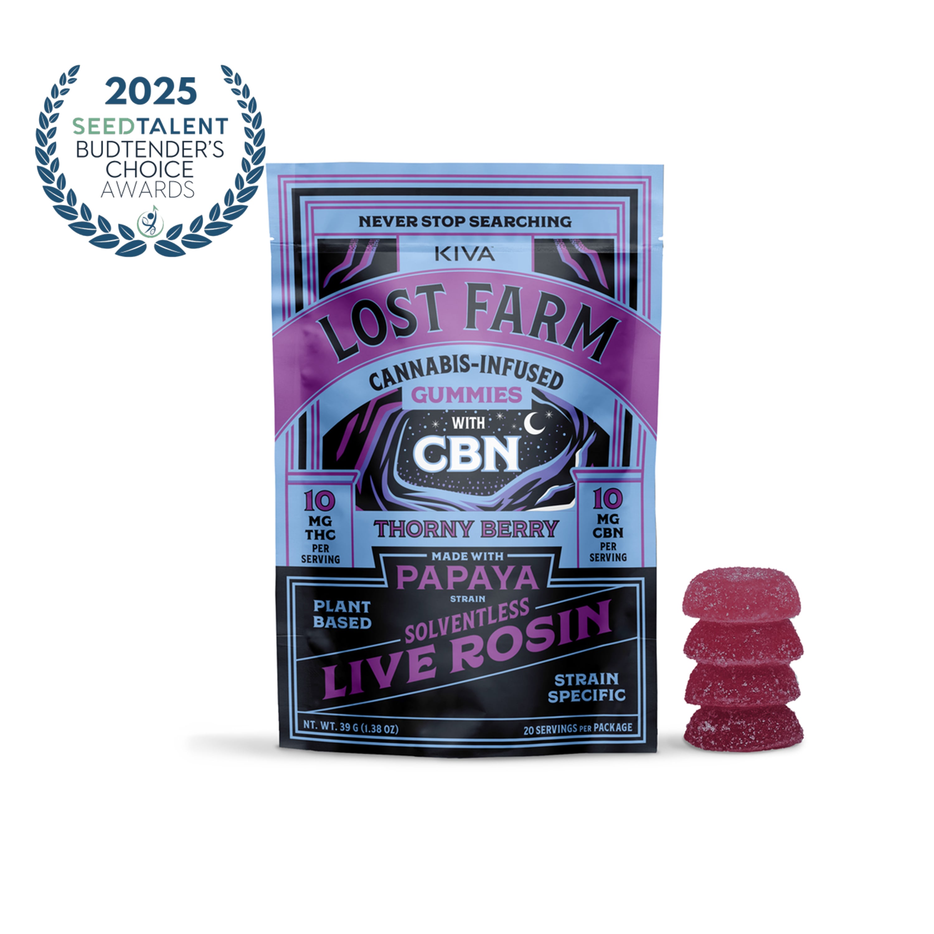 10:10 Thorny Berry x Papaya [10pk] (100mg THC/100mg CBN)