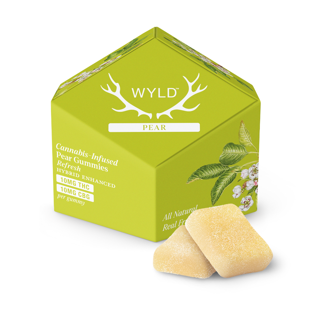 Pear 1:1 CBG + Hybrid Enhanced Gummies | 100mg