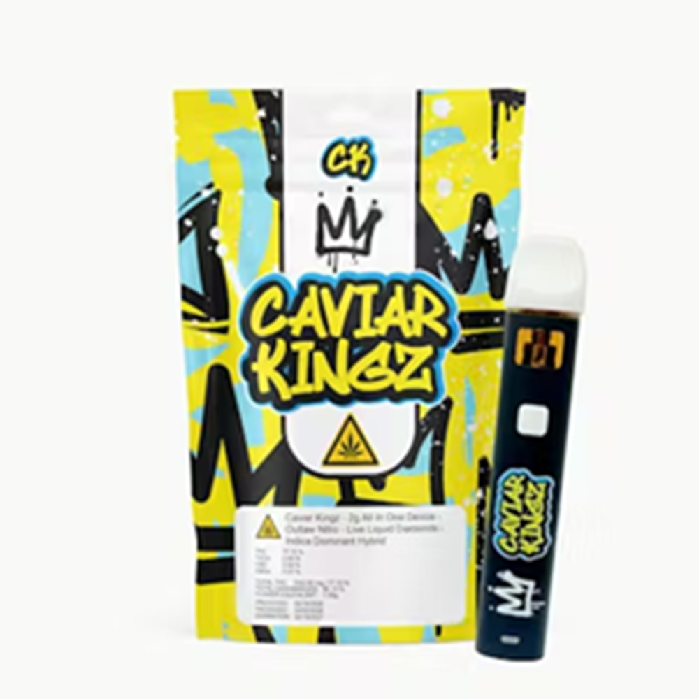 Caviar Kingz - Outlaw Nitro - [2g] Live Liquid Diamonds Disposable - Indica Dominant