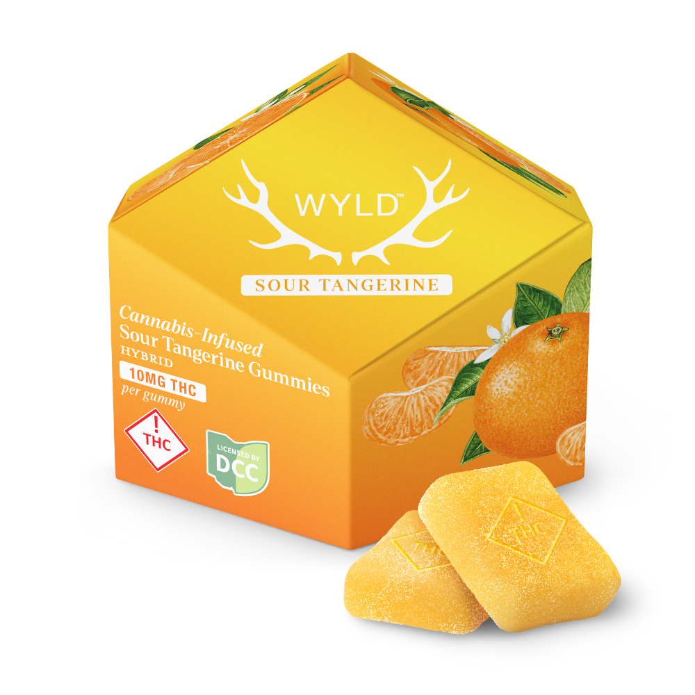 Wyld - Sour Tangerine - Gummies - 100mg - 10pk