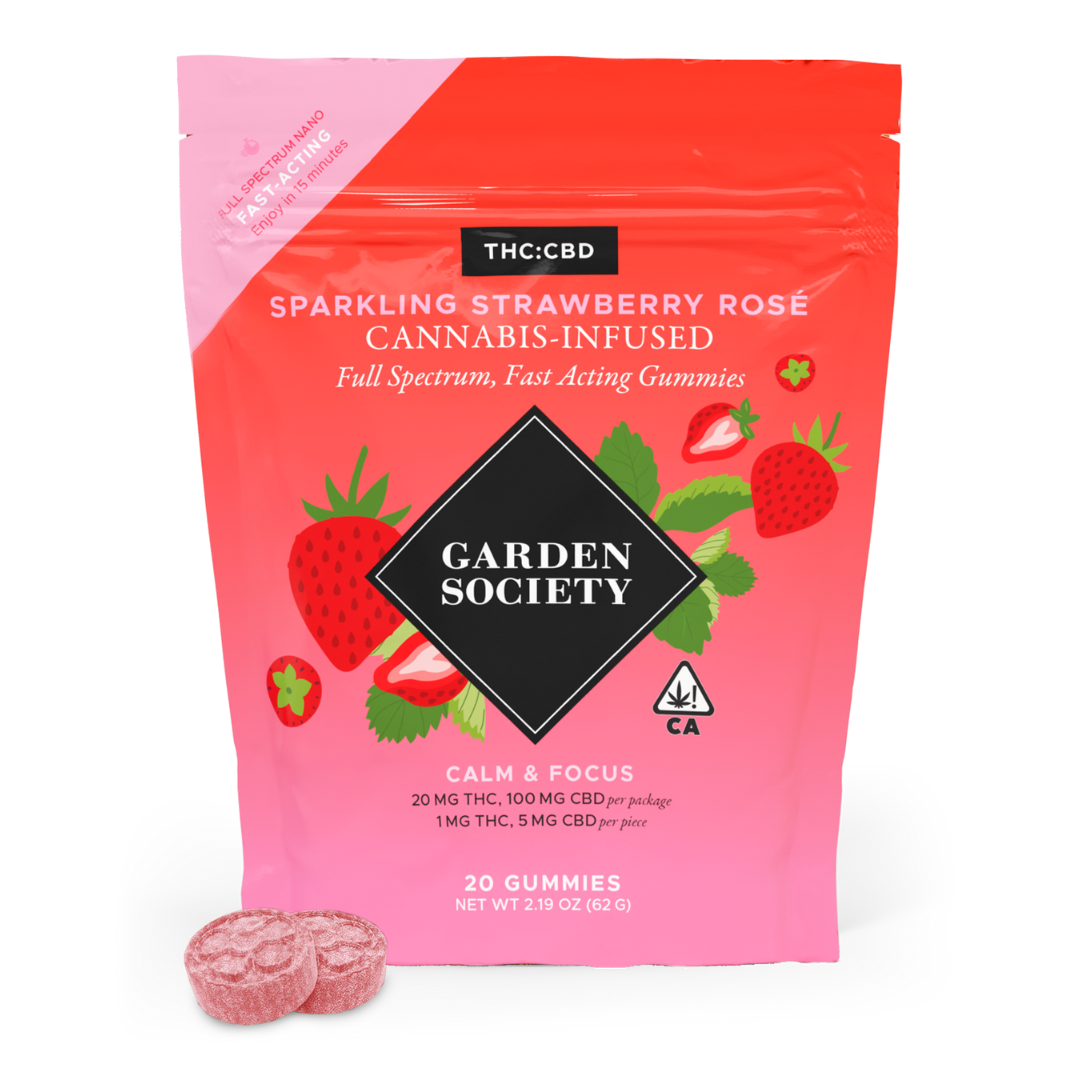 1:5 Sparkling Strawberry Rosé [20pk] (20mg THC/100mg CBD)