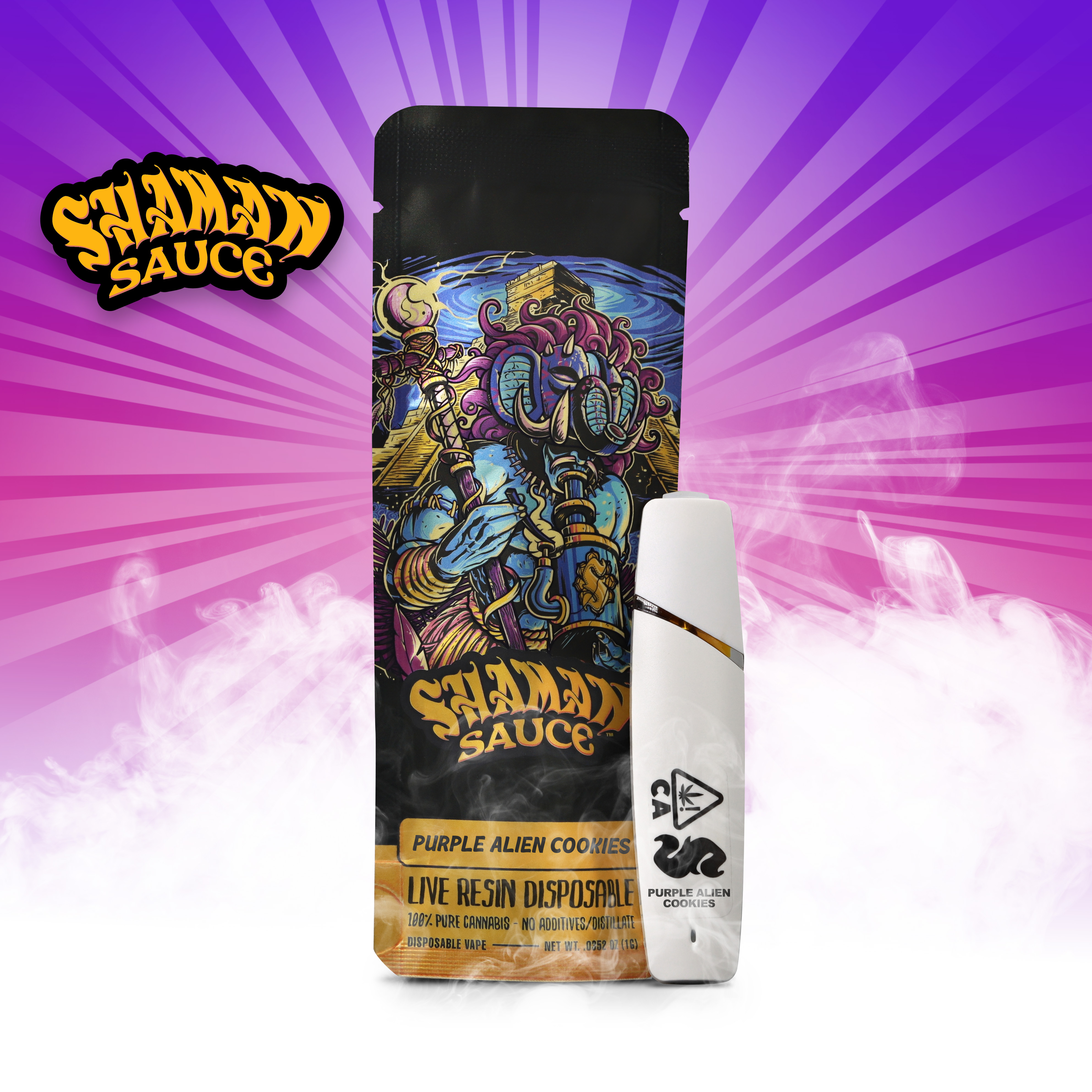 Shaman Extracts Purple Alien Cookies [1000mg] 1000mg Caliva