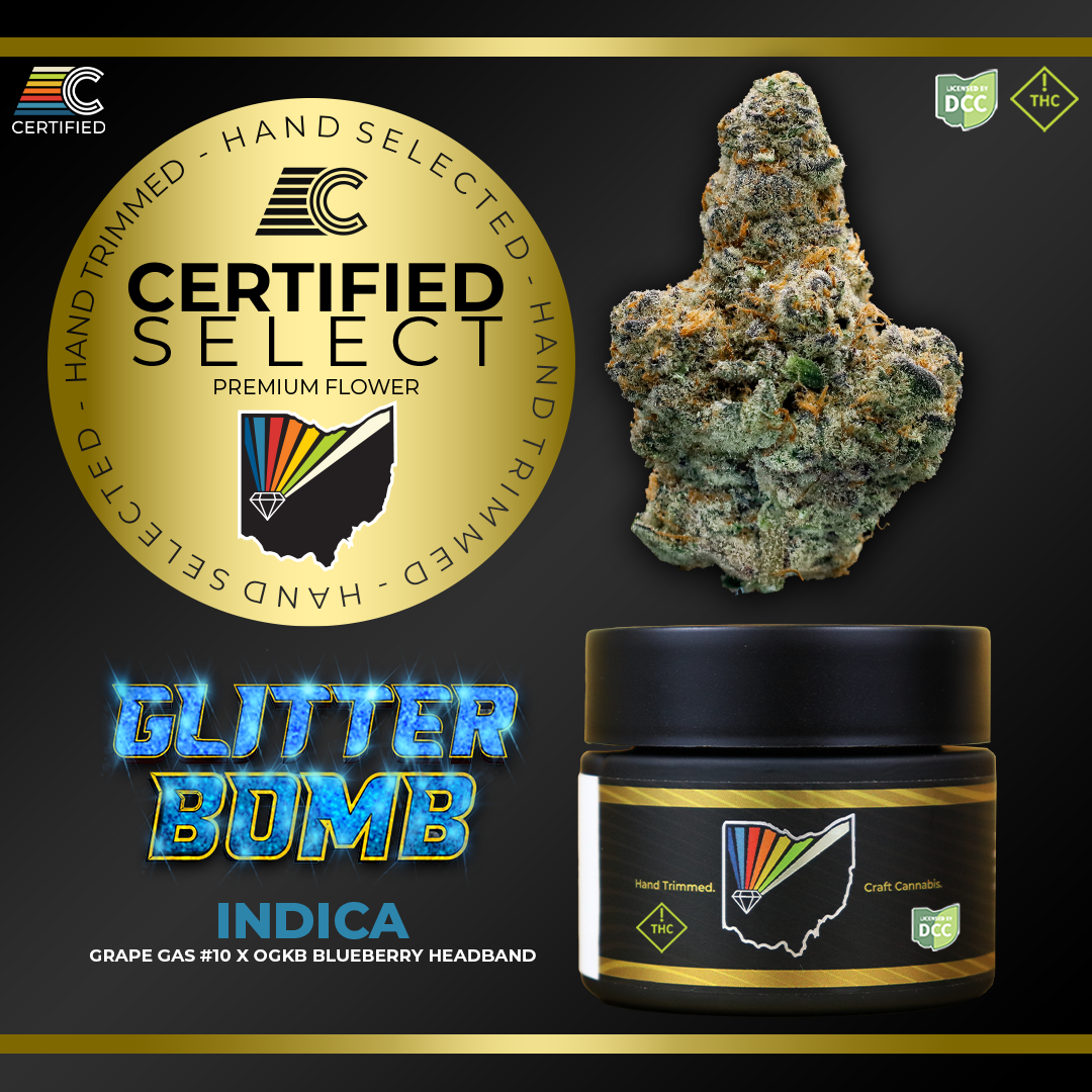 CERTIFIED CULTIVATORS - GLITTER BOMB - SELECT  INDICA