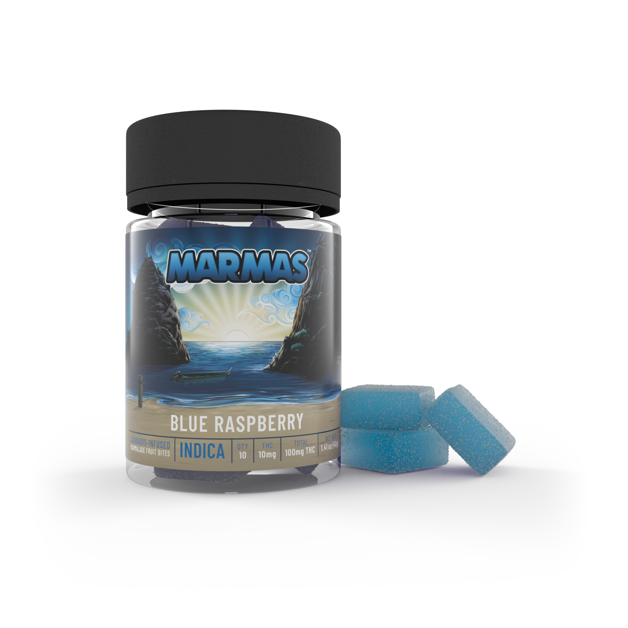 Blue Raspberry 100mg 10-pack