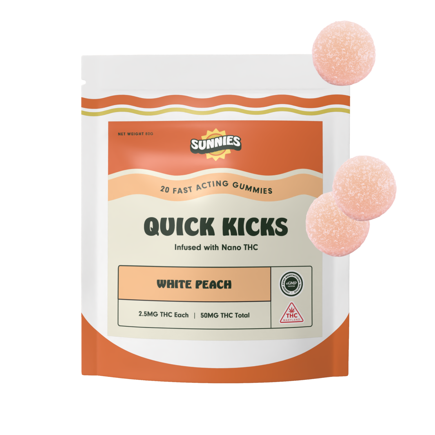 White Peach [10pk] (100mg)