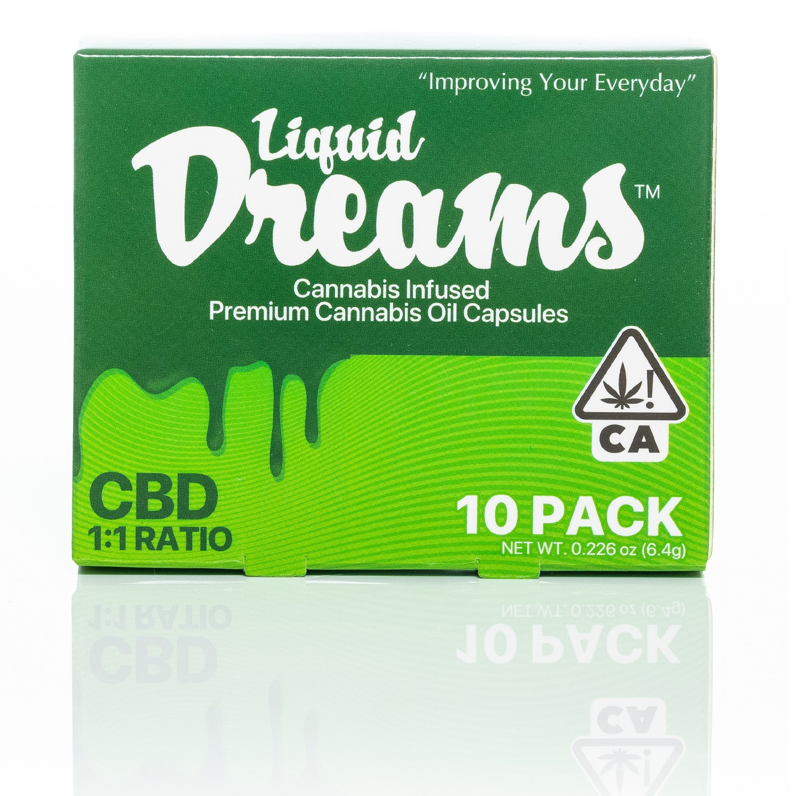 11 CBD [10pk] (500mg CBD/500mg THC) Liquid Dreams Capsules Jane