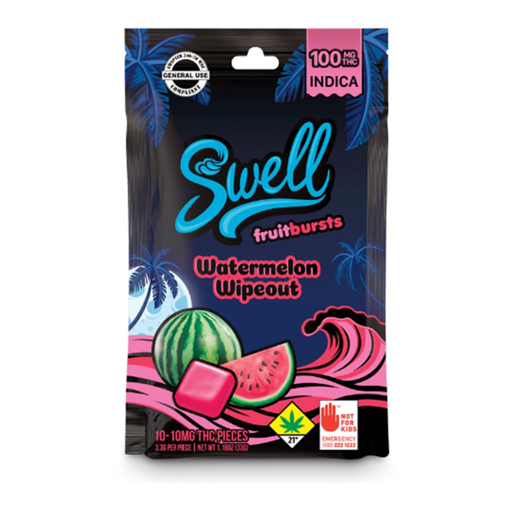 Watermelon Wipeout - Indica [10pk] (100mg)