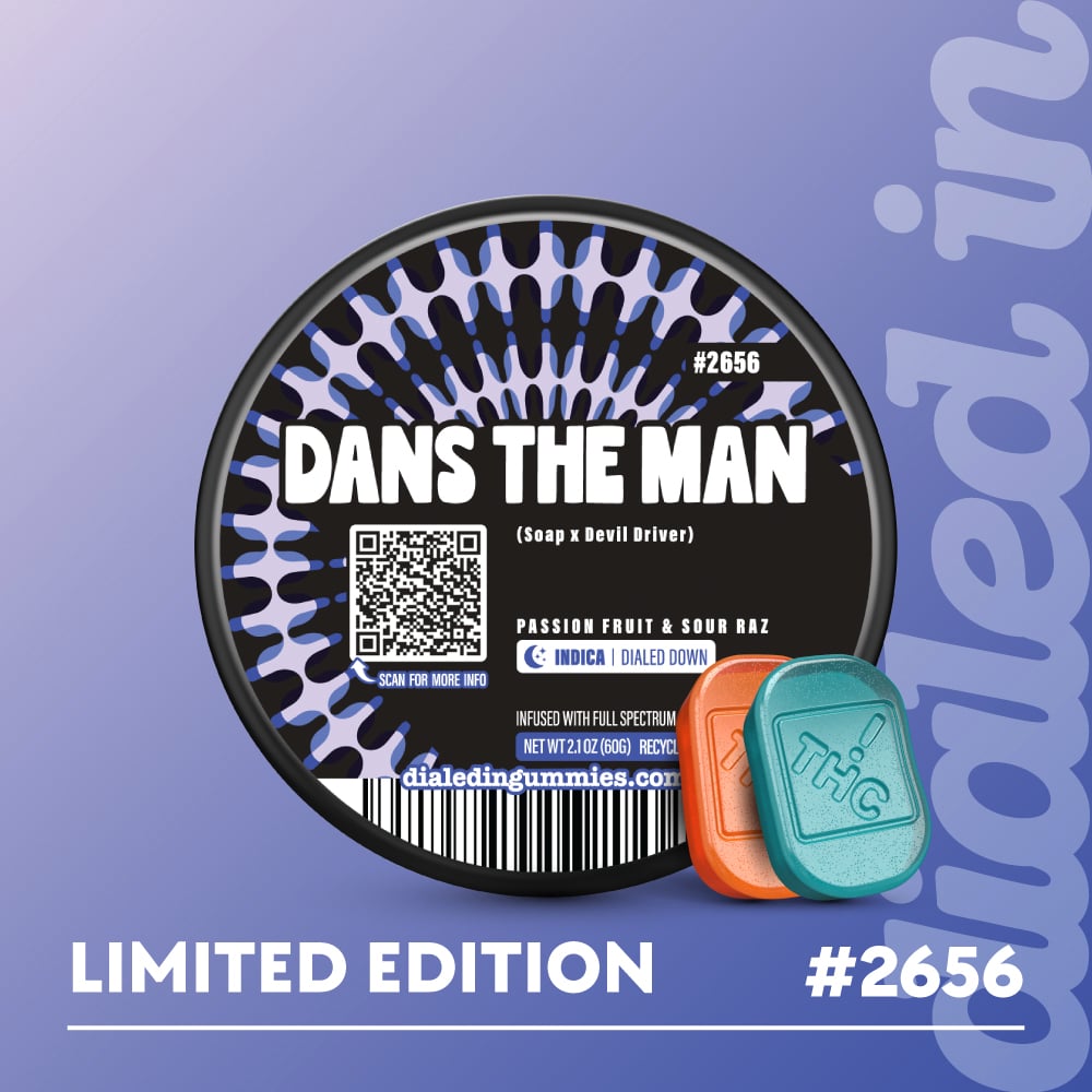 100mg - Dan's the Man #2656 - Rosin Gummies (10pk)