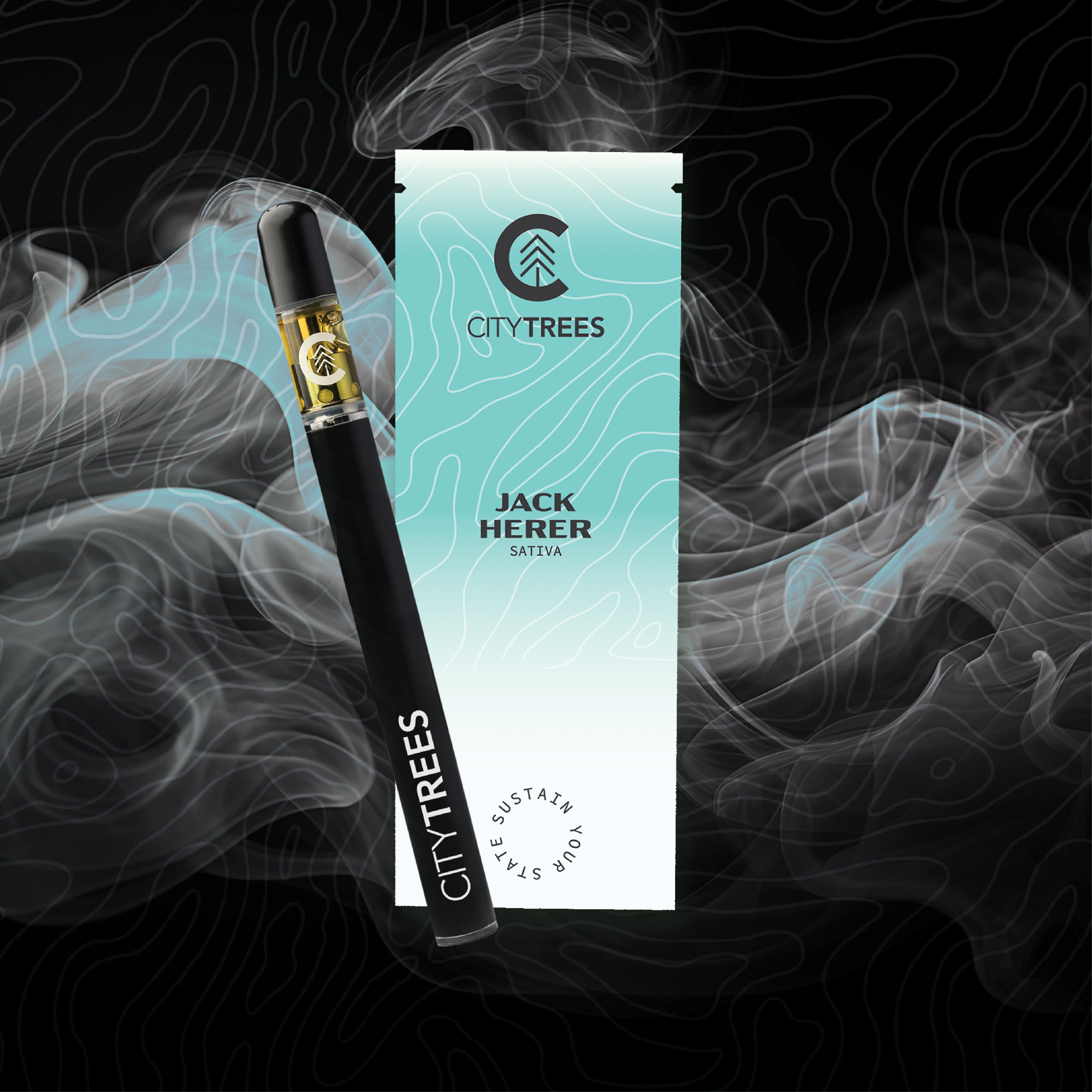 Jack Herer [500mg] | City Trees | Disposable Vape Pen