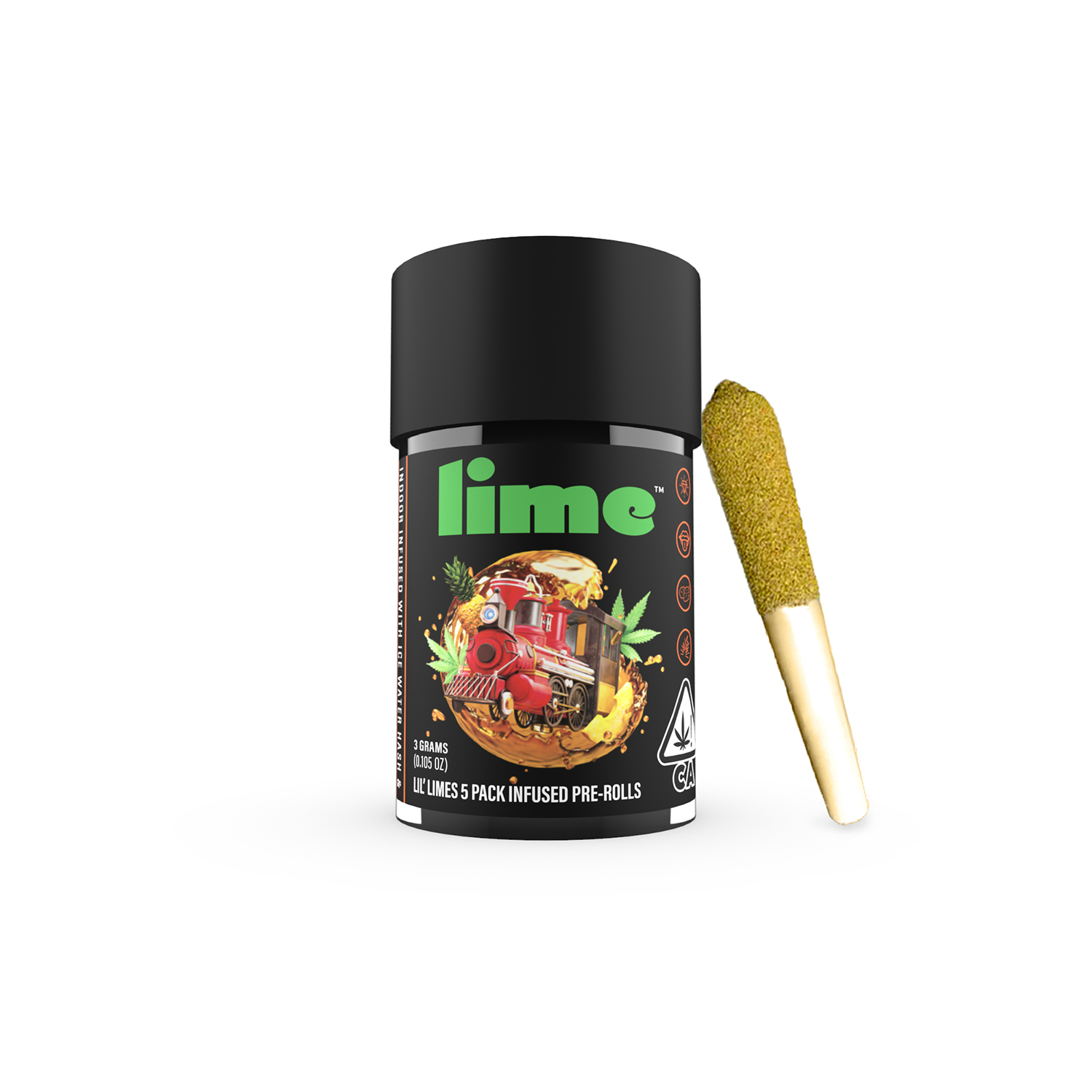 Diamond & Hash Infused Lil' Lime (.6g Mini Pre Roll) | Pineapple Express