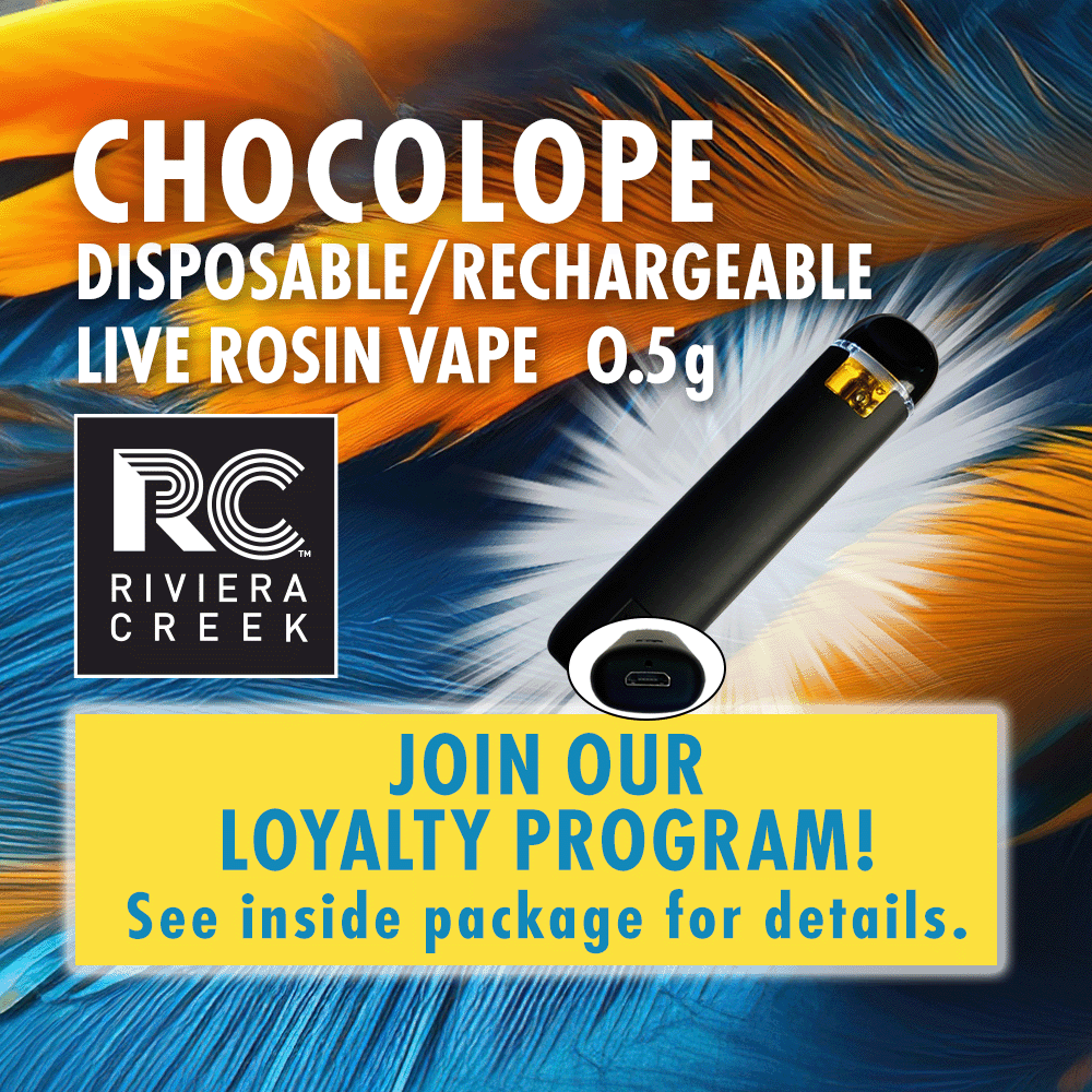 Shop Chocolope Disposable/Rechargeable Live Rosin Vape (0.5g)