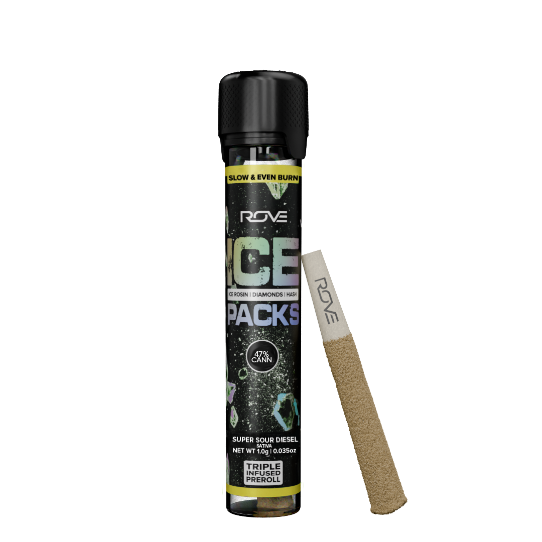 Super Sour Diesel - Infused Ice Packs (Rosin, Hash, and Diamonds) [1g]