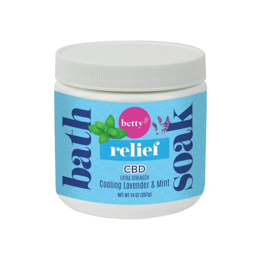 Relief Bath Soak - Cooling Lavender & Mint [14oz] (1500mg CBD)