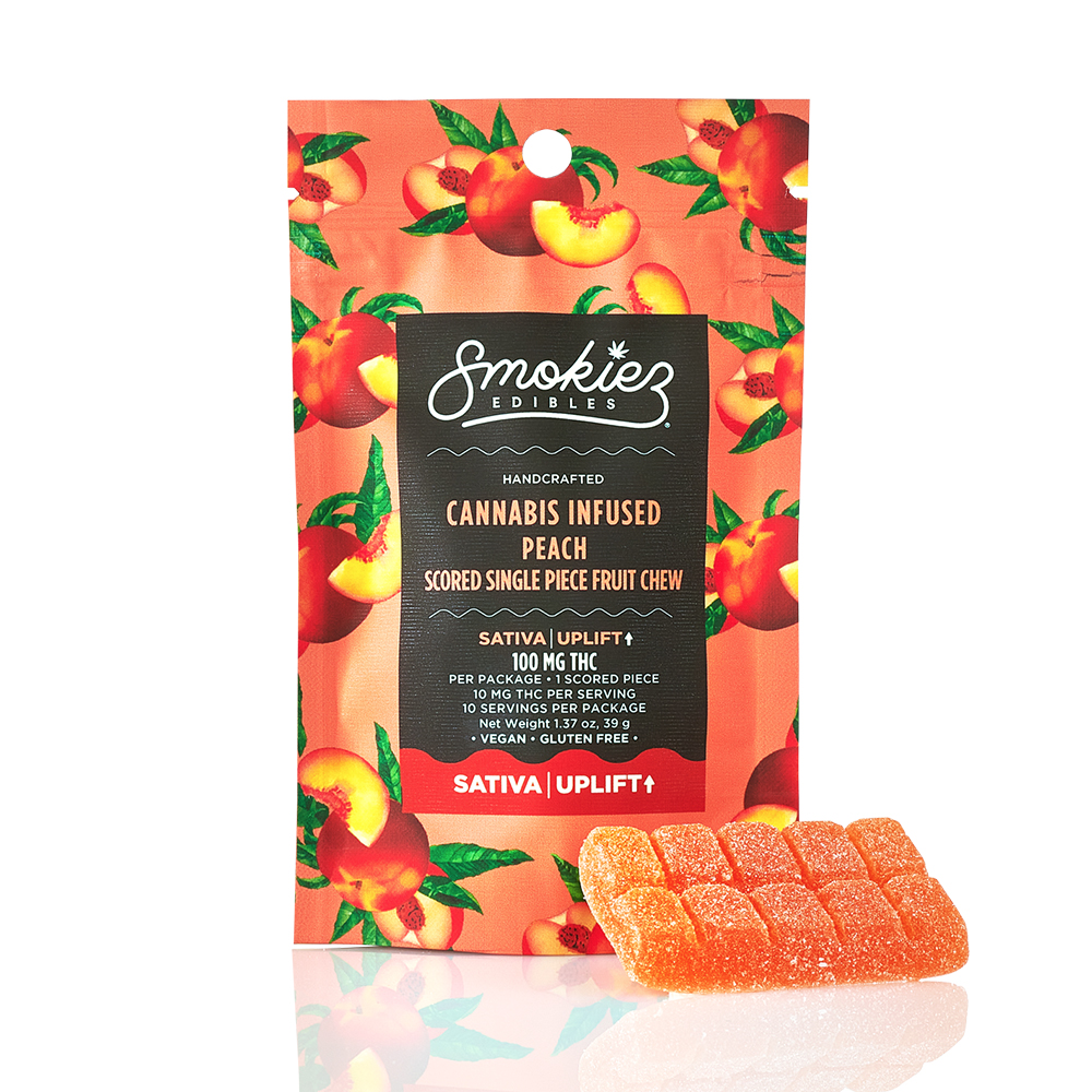 Smokies | Gummies | 100mg | Peach | Sativa