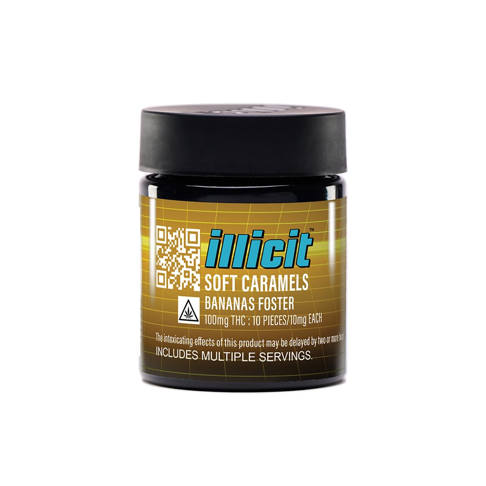 Bananas Foster Caramels [10pk] (100mg)