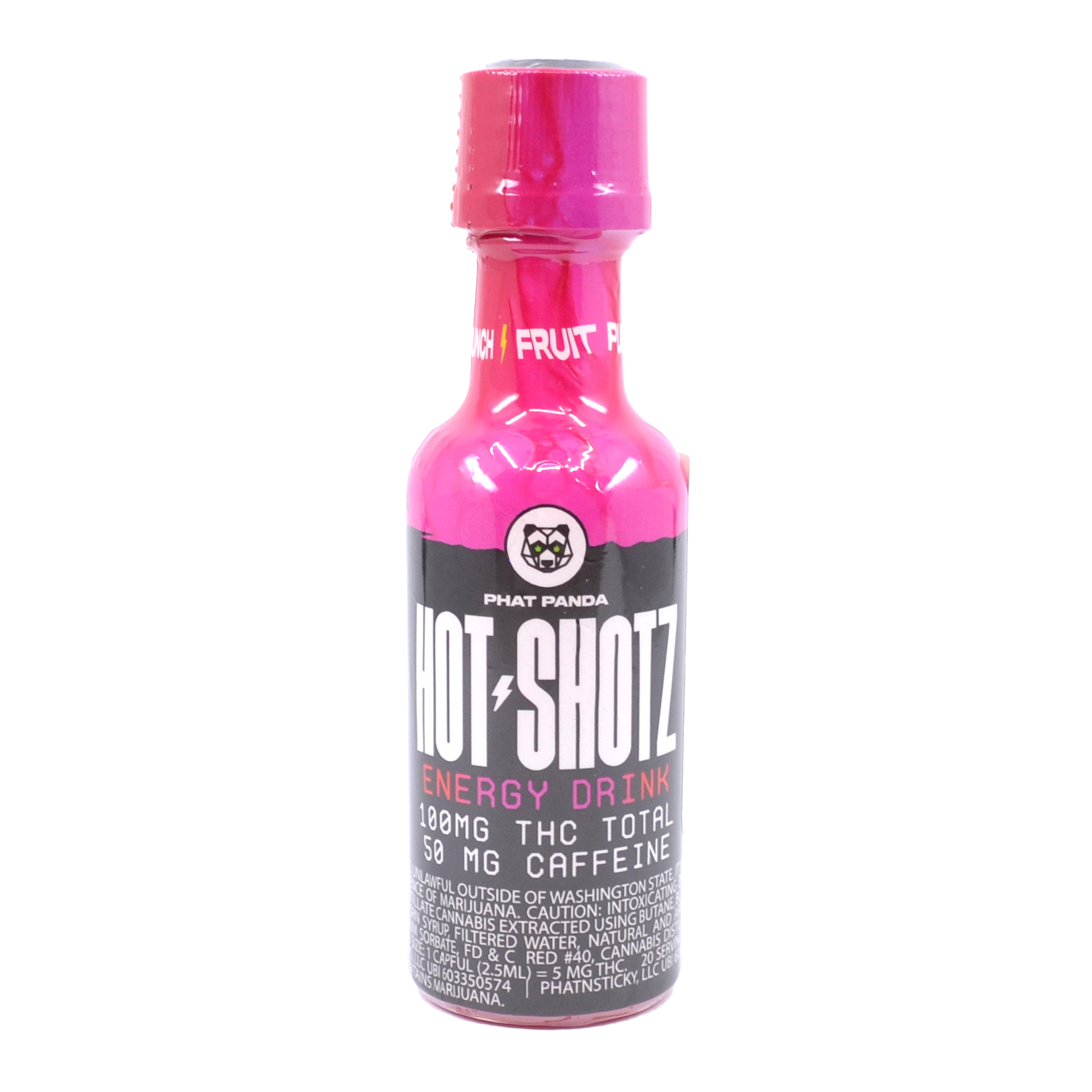 Fruit Punch (100mg THC/50mg Caffeine)