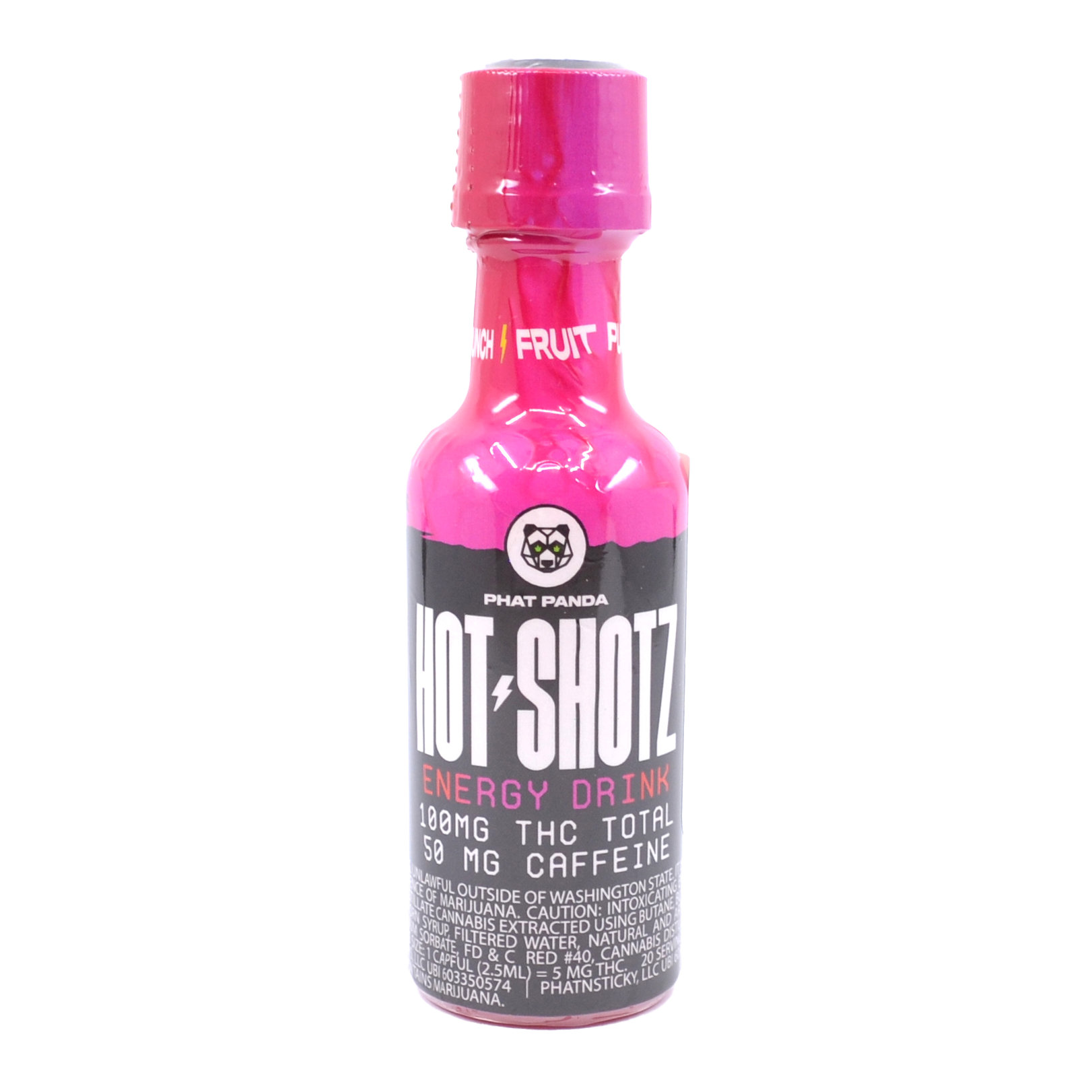 Fruit Punch (100mg THC/50mg Caffeine)
