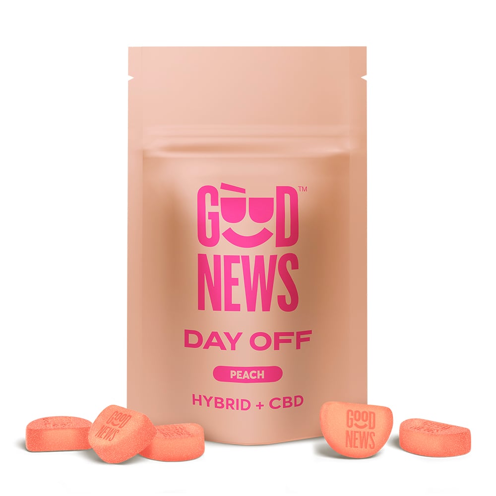 DAY OFF: Peach 1:1 [10pk] (100mg THC/100mg CBD)