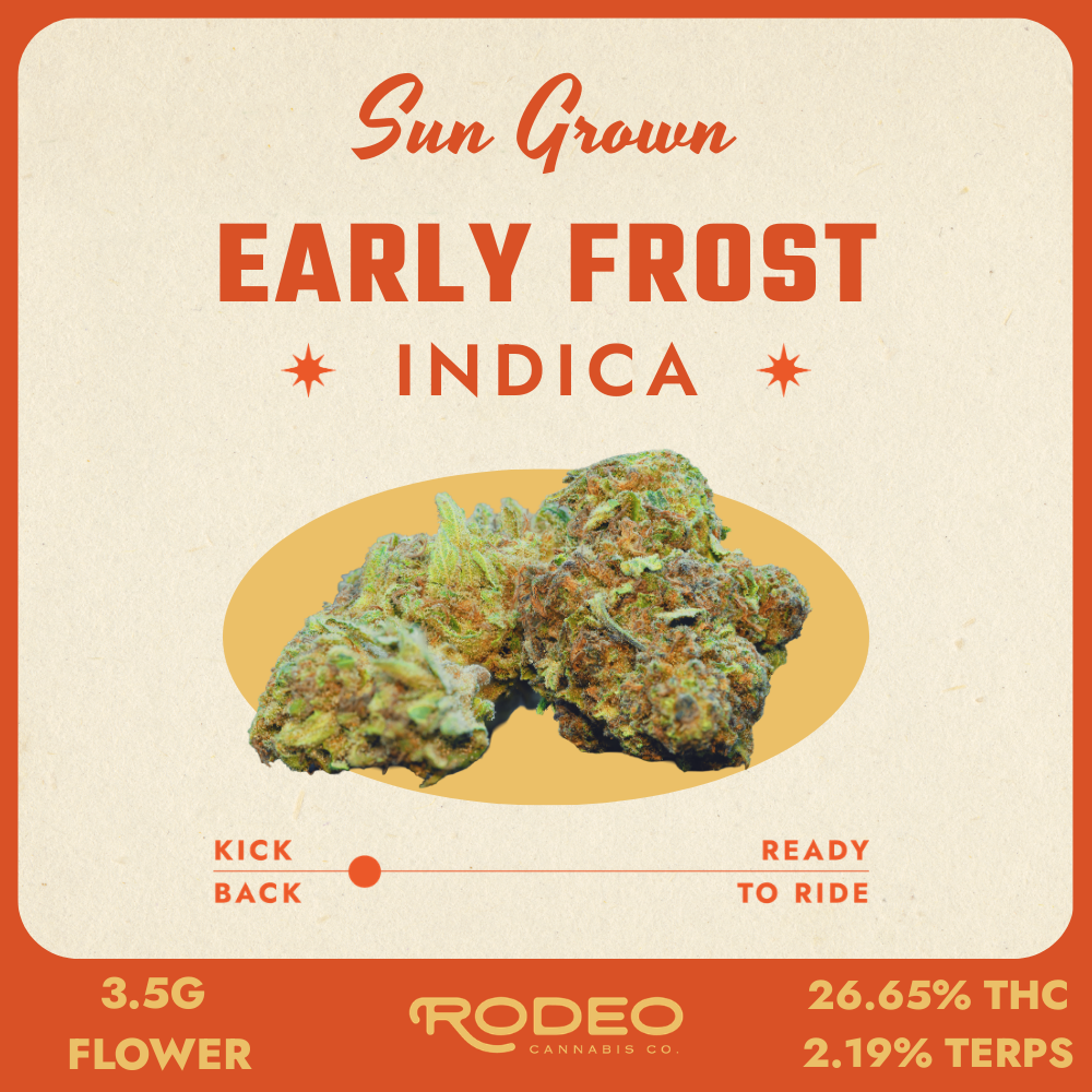Rodeo Cannabis - Early Frost (I) Flower  C0070000321