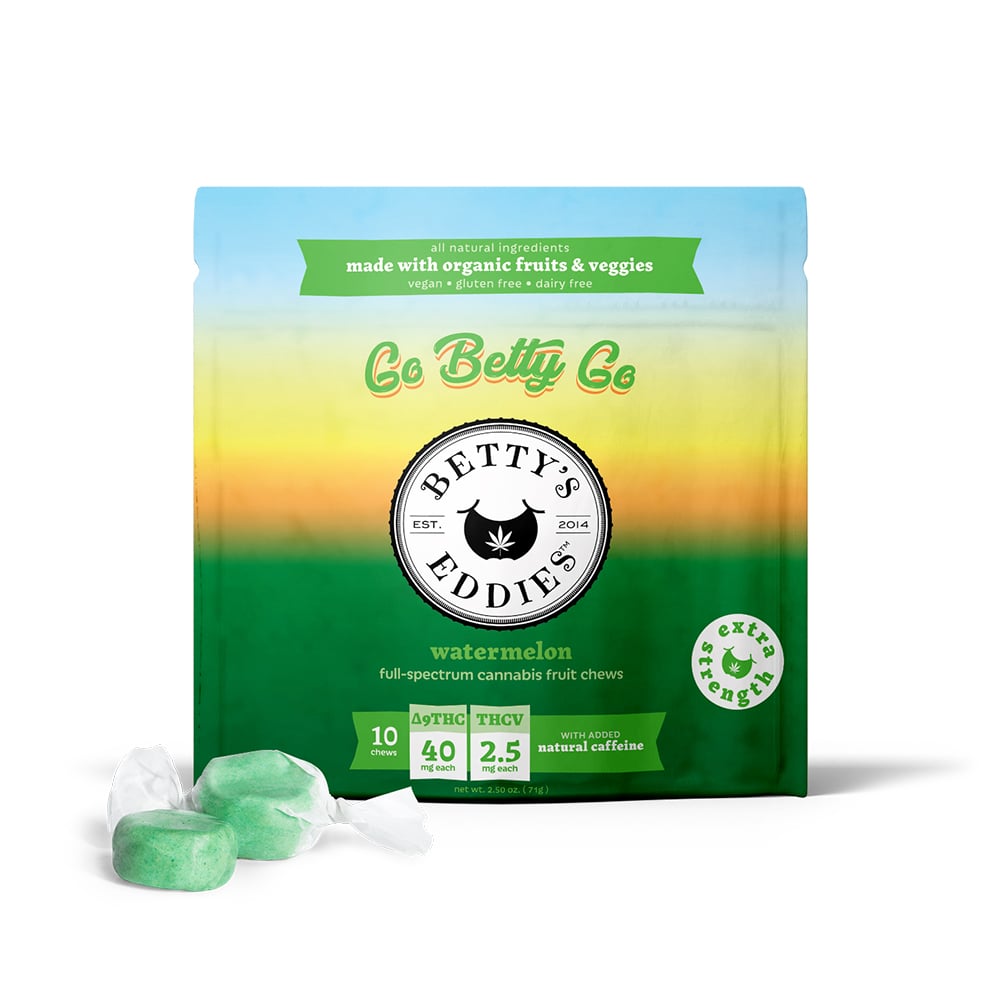 Go Betty Go - Watermelon [10pk] (400mg THC/25mg THCV)