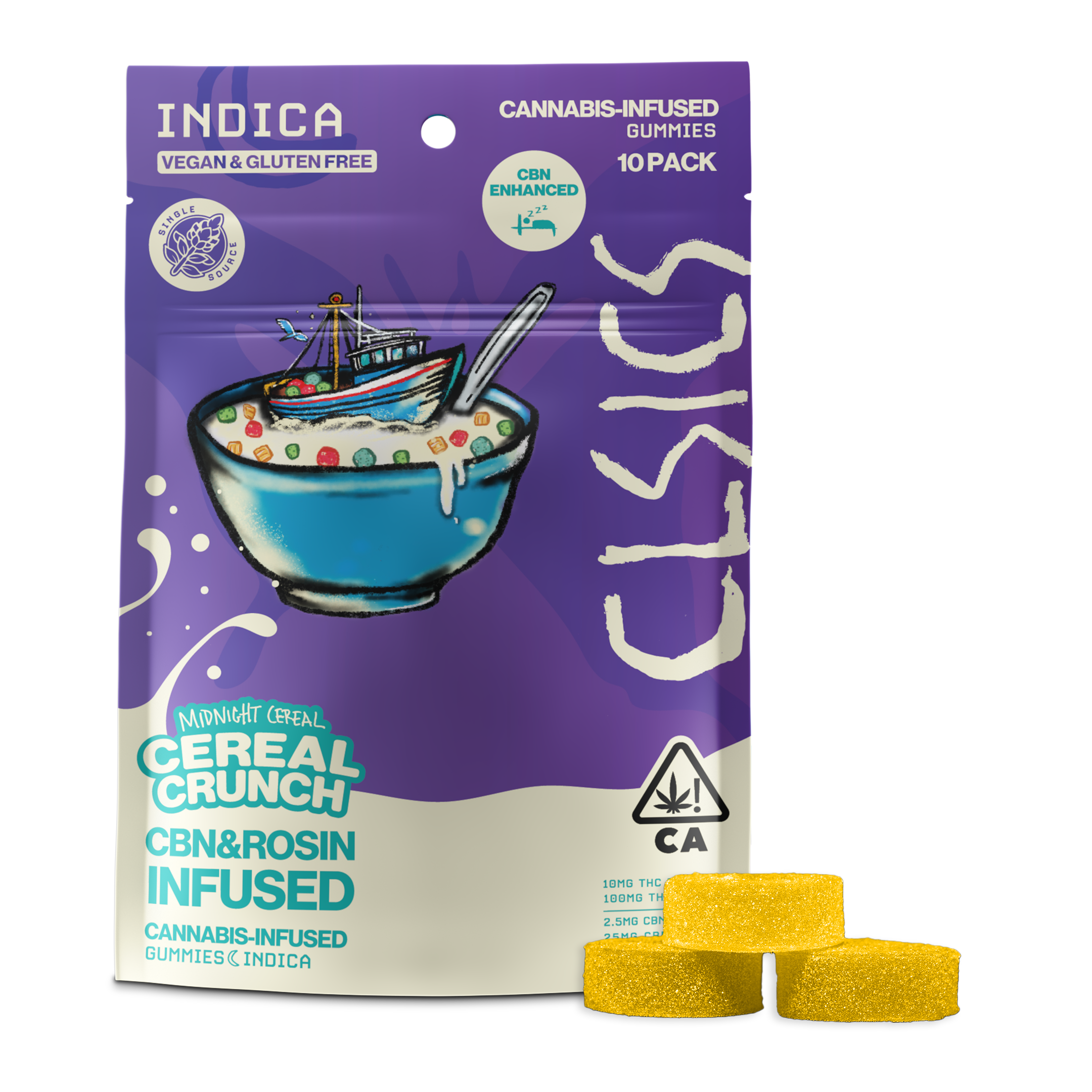 Shop Midnight Cereal [10pk] (100mg THC/25mg CBN) | San Diego