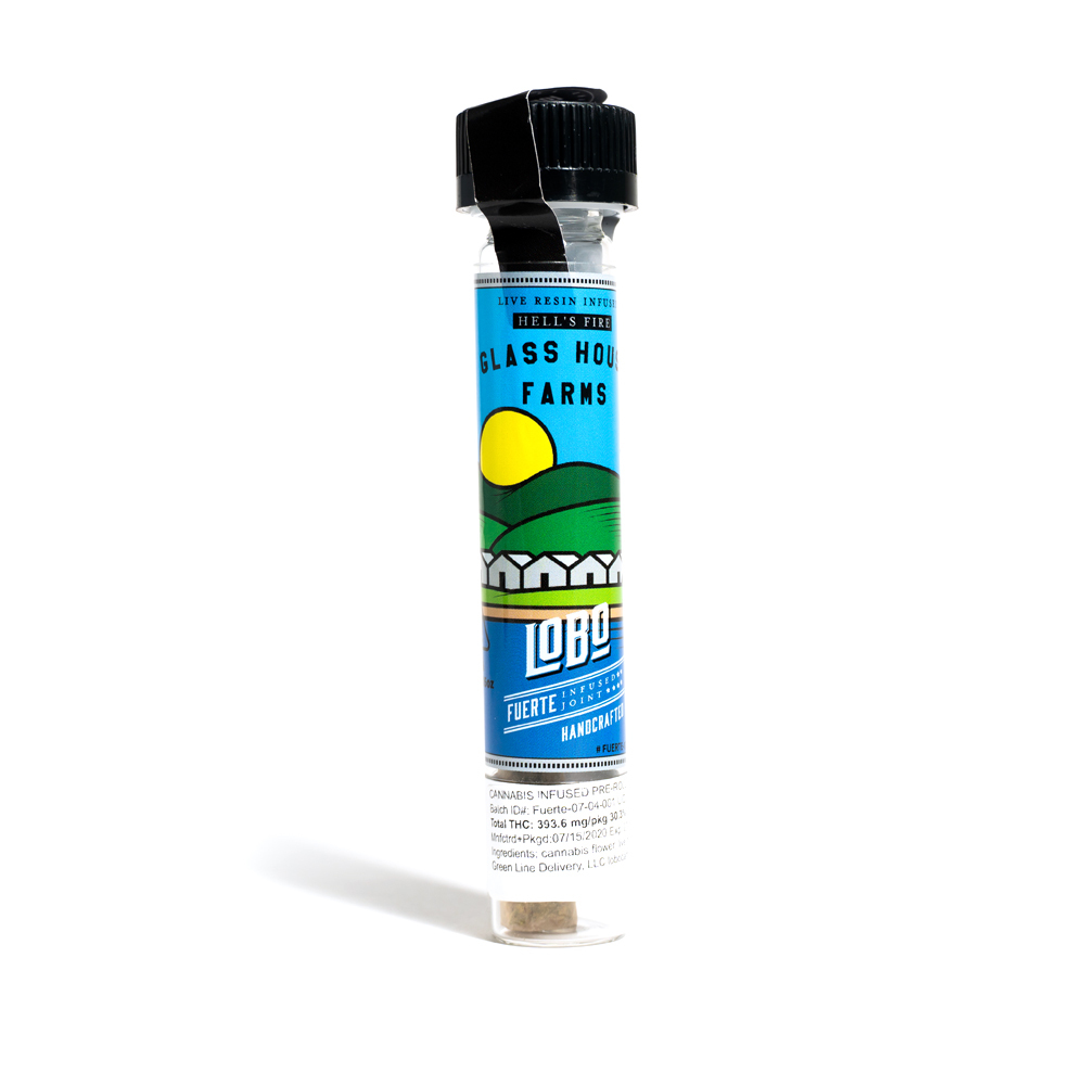 Hell's Fire [1.3g] Glass House Farms Fuerte Infused Joint Jane